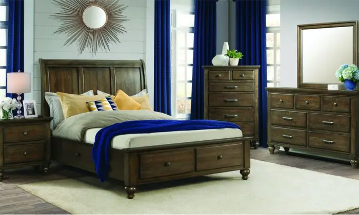 Chatham Gray 6 Piece Bedroom Set