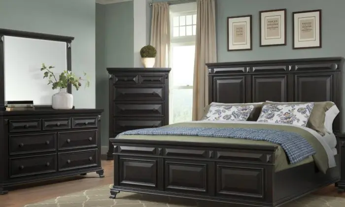 Black Calloway 6 Piece Bedroom Set