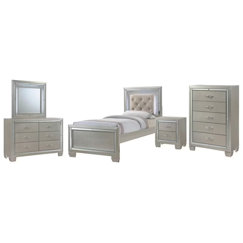 LT111 Twin bedroom set elements without trundle