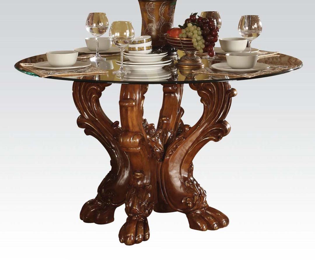 Dresden Round 5 Piece Dining Room Set Gonzalez Furniture