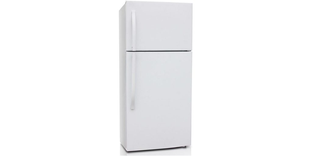 Midea 18 cu. ft. Top Mount Freezer Refrigerator Gonzalez Furniture