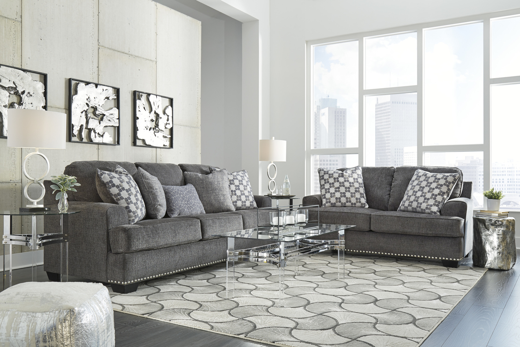 Ashley furniture online living room packages