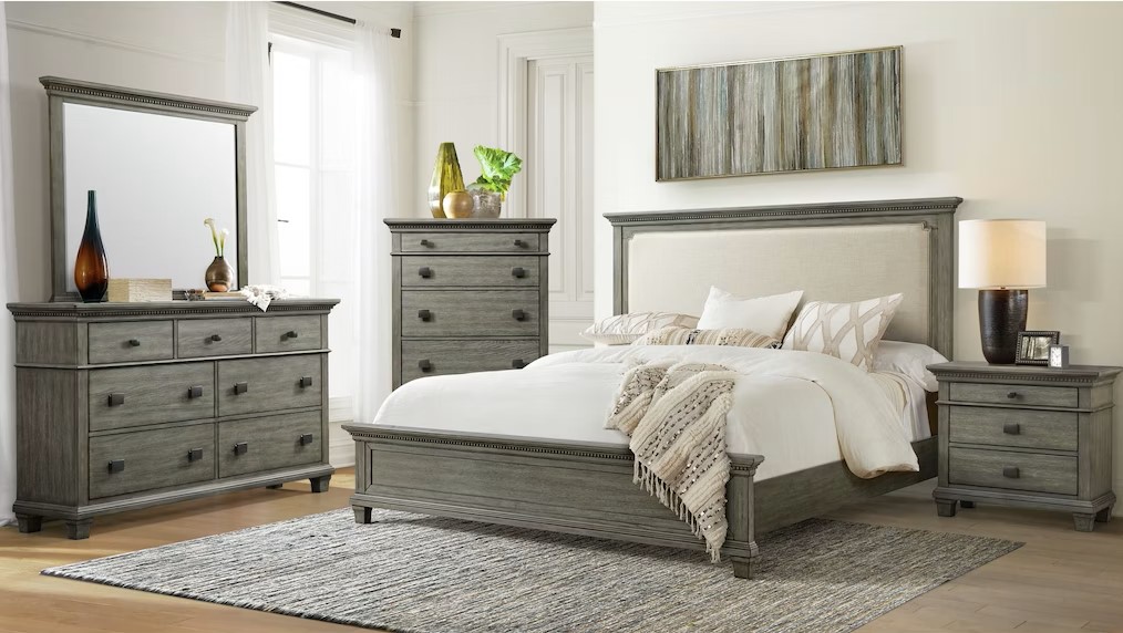 Crawford 6 Piece Bedroom Set | Gonzalez Furniture